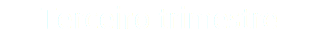 Terceiro trimestre